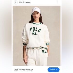 NWT! Polo Ralph Lauren oversized crew neck sweatshirt. Size S.